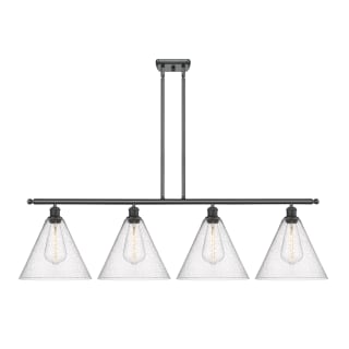 A thumbnail of the Innovations Lighting 516-4I-14-50 Berkshire Linear Matte Black / Seedy