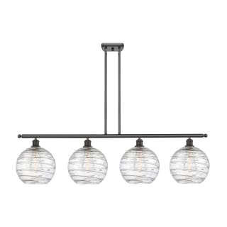 A thumbnail of the Innovations Lighting 516-4I-13-48 Athens Linear Oil Rubbed Bronze / Clear Deco Swirl