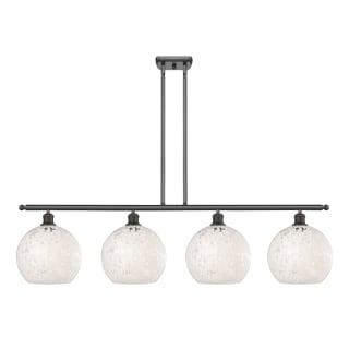 A thumbnail of the Innovations Lighting 516-4I-13-49-White Mouchette-Indoor Pendant Oil Rubbed Bronze / White Mouchette