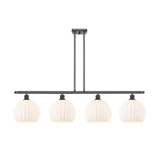 A thumbnail of the Innovations Lighting 516-4I-13-49-White Venetian-Indoor Pendant Oil Rubbed Bronze / White Venetian