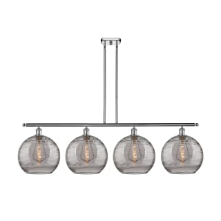 A thumbnail of the Innovations Lighting 516-4I 14 50 Athens Deco Swirl Chandelier Polished Chrome