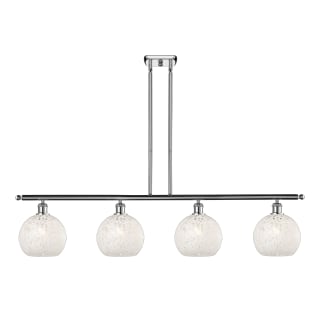 A thumbnail of the Innovations Lighting 516-4I-11-48-White Mouchette-Indoor Pendant Polished Chrome / White Mouchette