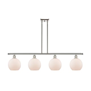 A thumbnail of the Innovations Lighting 516-4I-10-48-L Athens Linear Polished Nickel / Matte White