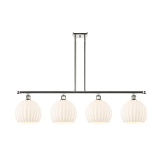 A thumbnail of the Innovations Lighting 516-4I-13-49-White Venetian-Indoor Pendant Polished Nickel / White Venetian