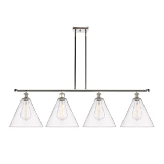 A thumbnail of the Innovations Lighting 516-4I-14-50 Berkshire Linear Polished Nickel / Clear