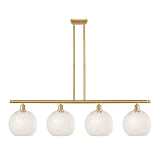 A thumbnail of the Innovations Lighting 516-4I-13-49-White Mouchette-Indoor Pendant Satin Gold / White Mouchette