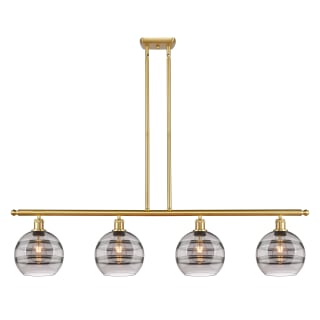 A thumbnail of the Innovations Lighting 516-4I-10-48 Rochester Linear Satin Gold / Smoked