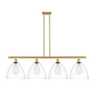 A thumbnail of the Innovations Lighting 516-4I-14-50 Bristol Linear Satin Gold / Clear