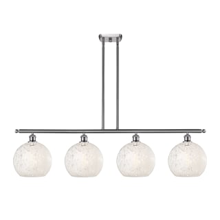 A thumbnail of the Innovations Lighting 516-4I-13-49-White Mouchette-Indoor Pendant Brushed Satin Nickel / White Mouchette