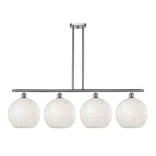 A thumbnail of the Innovations Lighting 516-4I-14-51-White Mouchette-Indoor Pendant Brushed Satin Nickel / White Mouchette