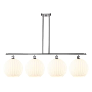 A thumbnail of the Innovations Lighting 516-4I-14-51-White Venetian-Indoor Pendant Brushed Satin Nickel / White Venetian