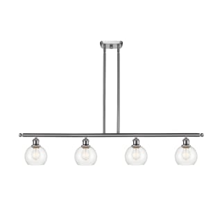 A thumbnail of the Innovations Lighting 516-4I-9-48 Athens Linear Brushed Satin Nickel / Clear