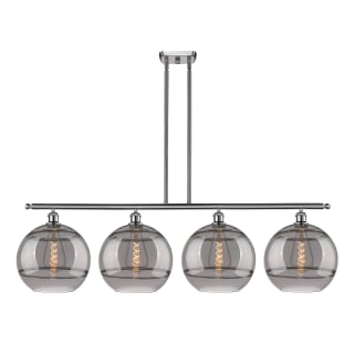 A thumbnail of the Innovations Lighting 516-4I-14-50 Rochester Linear Brushed Satin Nickel / Smoked