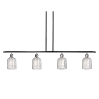 A thumbnail of the Innovations Lighting 516-4I-10-48 Bridal Veil Pendant Brushed Satin Nickel / Clear