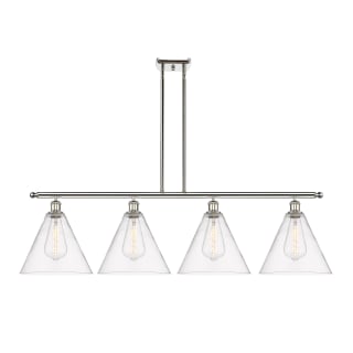 A thumbnail of the Innovations Lighting 516-4I-14-50 Berkshire Linear Brushed Satin Nickel / Clear