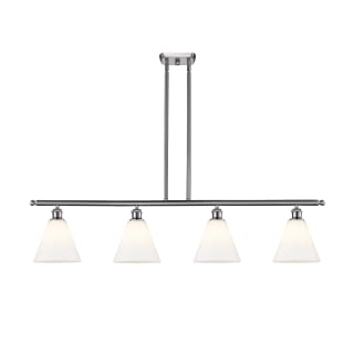 A thumbnail of the Innovations Lighting 516-4I-11-48 Berkshire Linear Brushed Satin Nickel / Matte White