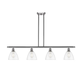 A thumbnail of the Innovations Lighting 516-4I-11-48 Bristol Linear Brushed Satin Nickel / Clear
