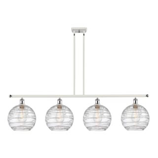 A thumbnail of the Innovations Lighting 516-4I-13-48 Athens Linear White and Polished Chrome / Clear Deco Swirl