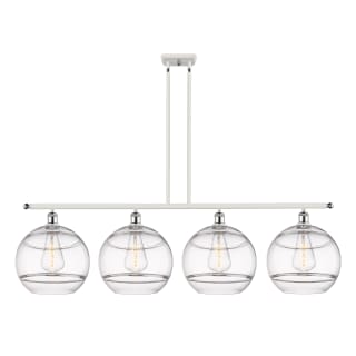 A thumbnail of the Innovations Lighting 516-4I-14-50 Rochester Linear White Polished Chrome / Clear