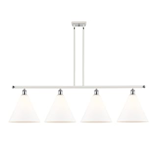 A thumbnail of the Innovations Lighting 516-4I-14-50 Berkshire Linear White and Polished Chrome / Matte White