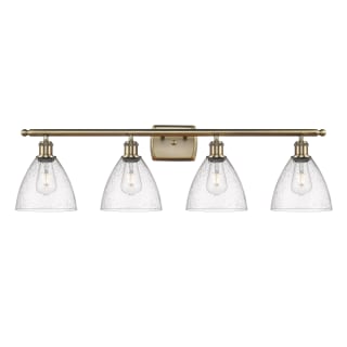 A thumbnail of the Innovations Lighting 516-4W-12-38 Bristol Vanity Antique Brass / Seedy