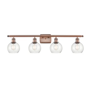 A thumbnail of the Innovations Lighting 516-4W-10-36 Athens Vanity Antique Copper / Seedy