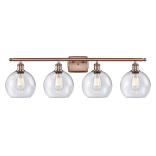 A thumbnail of the Innovations Lighting 516-4W-11-36 Athens Vanity Antique Copper / Seedy