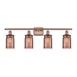 A thumbnail of the Innovations Lighting 516-4W Candor Antique Copper / Toffee Waterglass