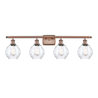 A thumbnail of the Innovations Lighting 516-4W Small Waverly Antique Copper / Clear