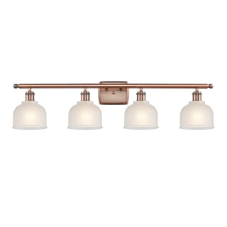 A thumbnail of the Innovations Lighting 516-4W Dayton Antique Copper / White