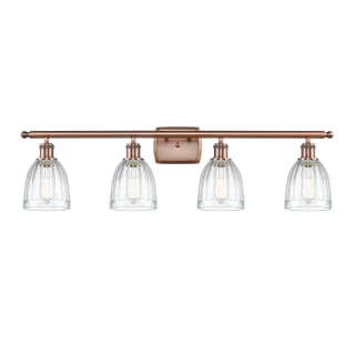 A thumbnail of the Innovations Lighting 516-4W Brookfield Antique Copper / Clear