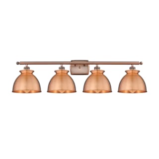 A thumbnail of the Innovations Lighting 516-4W-12-38 Adirondack Vanity Antique Copper