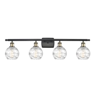 A thumbnail of the Innovations Lighting 516-4W Small Deco Swirl Black Antique Brass / Clear