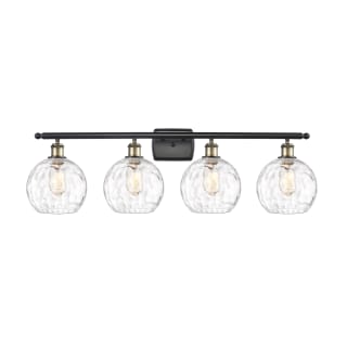 A thumbnail of the Innovations Lighting 516-4W-11-36 Athens Vanity Black Antique Brass / Clear Water Glass