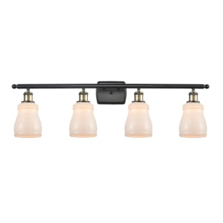 A thumbnail of the Innovations Lighting 516-4W Ellery Black Antique Brass / White