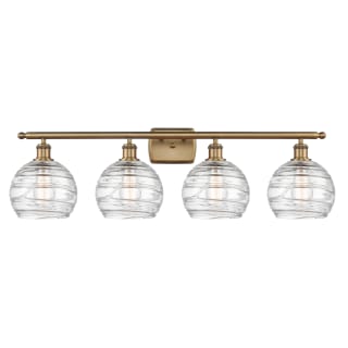 A thumbnail of the Innovations Lighting 516-4W Deco Swirl Brushed Brass / Clear