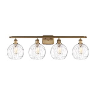 A thumbnail of the Innovations Lighting 516-4W-11-36 Athens Vanity Brushed Brass / Clear Water Glass