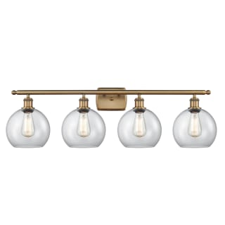 A thumbnail of the Innovations Lighting 516-4W-11-36 Athens Vanity Brushed Brass / Clear