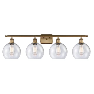 A thumbnail of the Innovations Lighting 516-4W-11-36 Athens Vanity Brushed Brass / Seedy