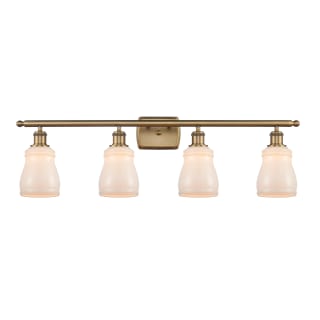 A thumbnail of the Innovations Lighting 516-4W Ellery Brushed Brass / White