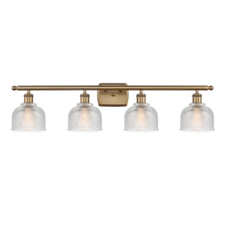 A thumbnail of the Innovations Lighting 516-4W Dayton Brushed Brass / Clear