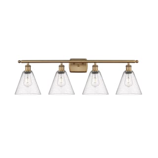 A thumbnail of the Innovations Lighting 516-4W-11-38 Berkshire Vanity Brushed Brass / Seedy