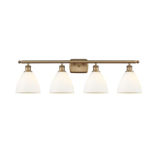 A thumbnail of the Innovations Lighting 516-4W-11-38 Bristol Vanity Brushed Brass / Matte White