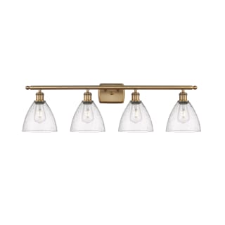 A thumbnail of the Innovations Lighting 516-4W-11-38 Bristol Vanity Brushed Brass / Seedy