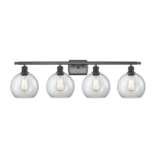 A thumbnail of the Innovations Lighting 516-4W-11-36 Athens Vanity Matte Black / Clear