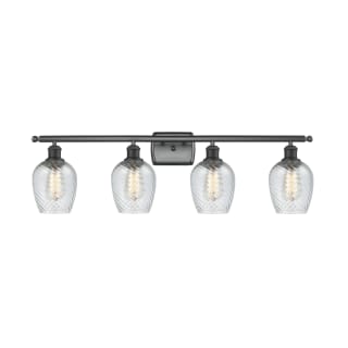 A thumbnail of the Innovations Lighting 516-4W Salina Matte Black / Clear Fluted
