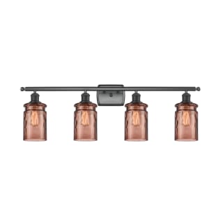 A thumbnail of the Innovations Lighting 516-4W Candor Matte Black / Toffee Waterglass