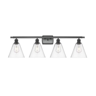 A thumbnail of the Innovations Lighting 516-4W-11-38 Berkshire Vanity Matte Black / Clear