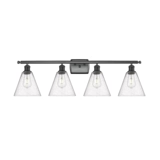 A thumbnail of the Innovations Lighting 516-4W-11-38 Berkshire Vanity Matte Black / Seedy