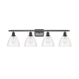 A thumbnail of the Innovations Lighting 516-4W-11-38 Bristol Vanity Matte Black / Clear